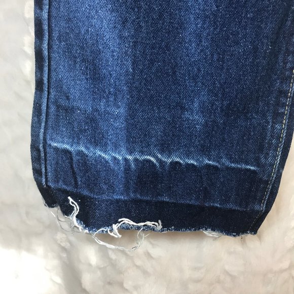 Vintage LEE  High Rise "Mom" Style Jeans raw edge - Picture 5 of 9